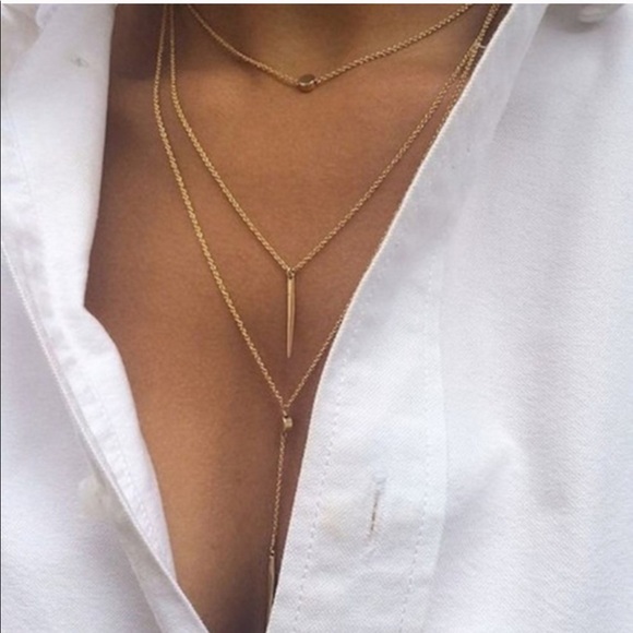 💕Triple layered necklace💕 - Picture 2 of 2